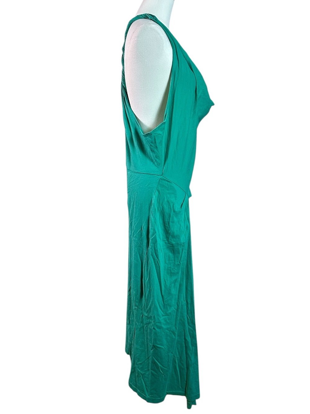 Free People Ethereal Beachy Odette Midi Dress in Vivid Green Size Large NWT - Picture 8 of 11